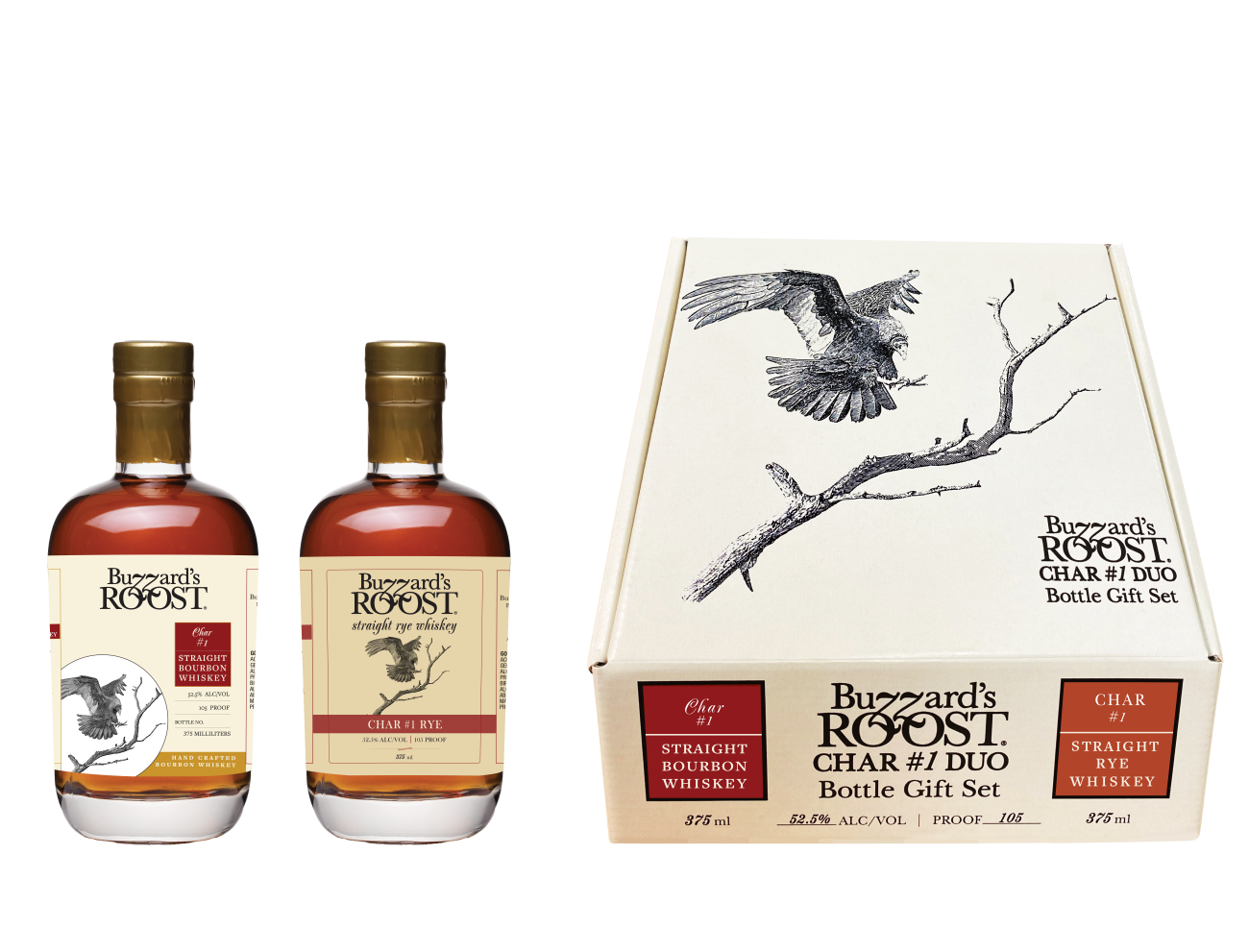 Buzzard's Roost Char #1 Duo Bottle Gift Set